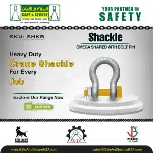 anchor bow omega shaped forged shackle with bolt pin in saudi arabia