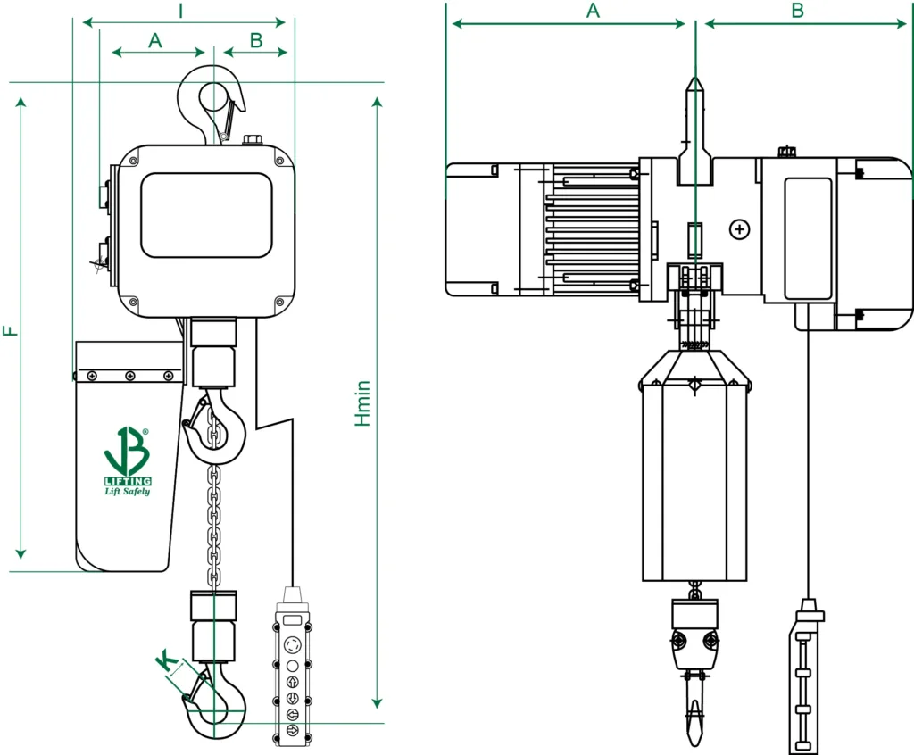 electric chain block without trolley line diagram saudi arabia