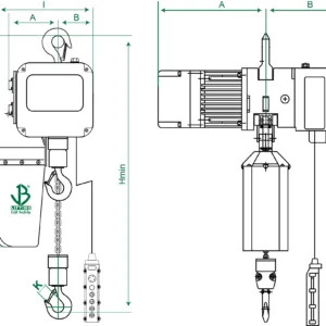 electric chain block without trolley line diagram saudi arabia
