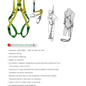 full body safety harness datasheet saudi arabia
