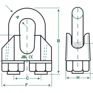 galvanized wire rope clip line diagram saudi arabia