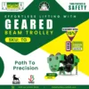 Heavy-duty beam gear trolleys​ used in industrial lifting and material handling applications in Saudi Arabia