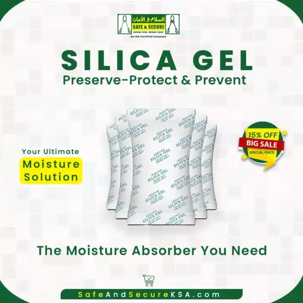Silica gel desiccant used for moisture absorption in packaging and storage applications in Saudi Arabia