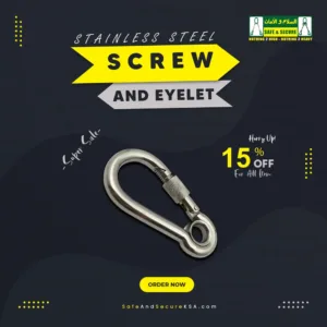 ss snap hook with nut and eyelet saudi arabia