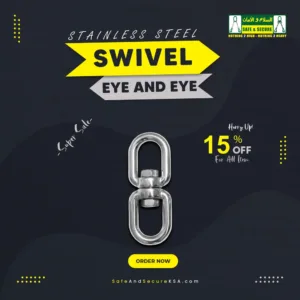 Stainless steel swivel eye and eye for secure and flexible connections in Saudi Arabia