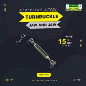 Stainless steel turnbuckle with jaw and jaw design for secure tensioning in Saudi Arabia