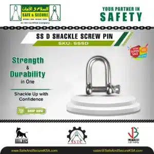 stainless steel dee type shackle screw pin in saudi arabia