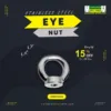Stainless steel eye nut for secure lifting and fastening in Saudi Arabia