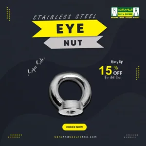 Stainless steel eye nut for secure lifting and fastening in Saudi Arabia