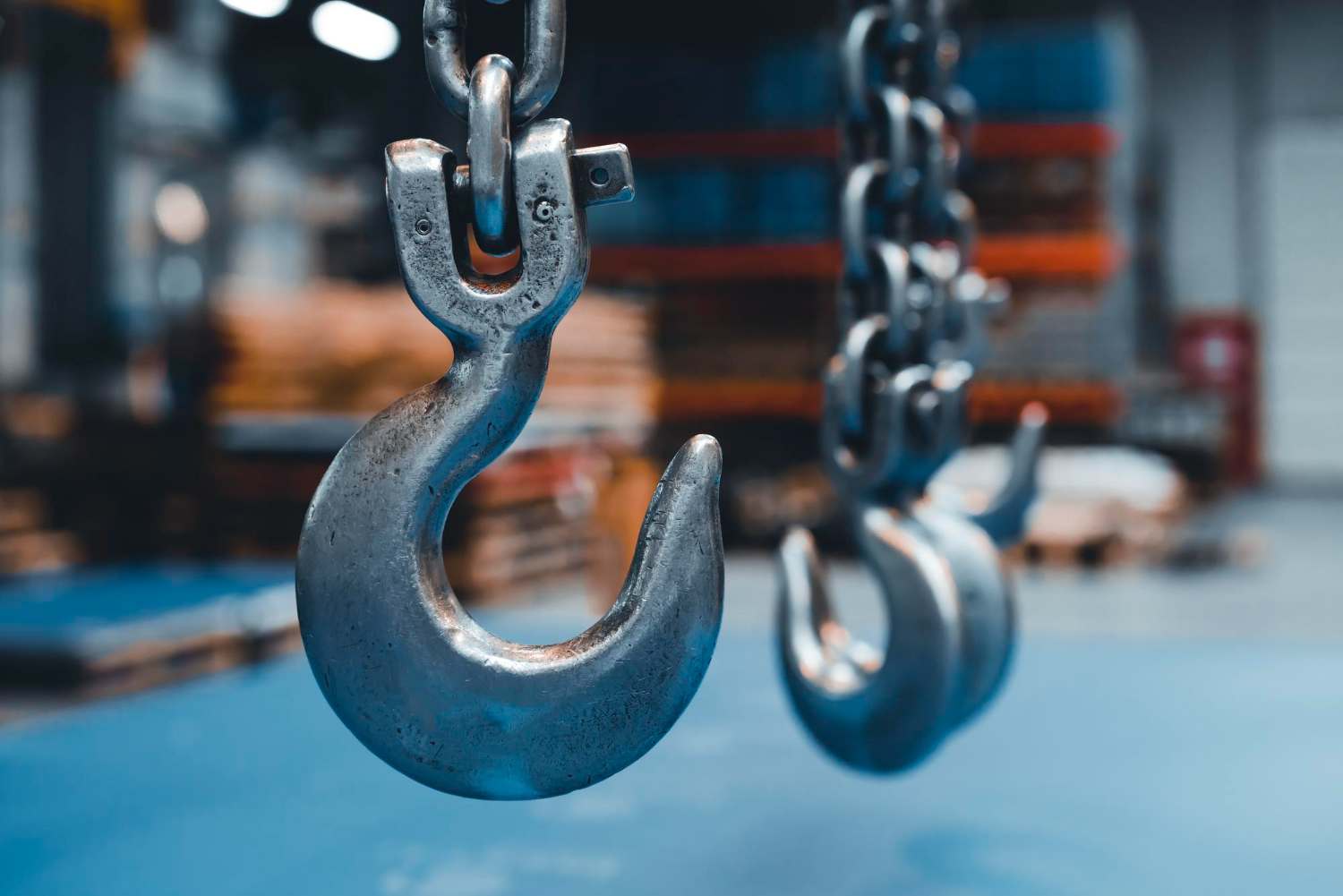 view lifting hook industrial warehouse ksa