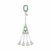 five leg steel wire rope slings with d shape shackle bolt type ksa