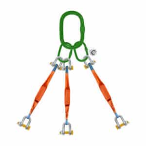 3 sling orange pin dee shackle for lifting in ksa