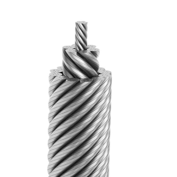 19x7 K-19x7 (6-1) IWRC Bull Steel Wire Rope in Saudi Arabia