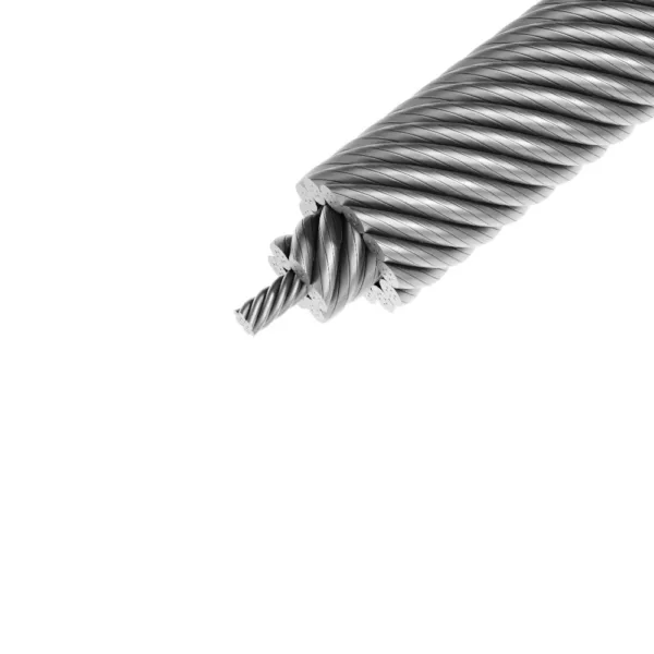 19x7 K-19x7 (6-1) IWRC Bull Steel Wire Rope in Saudi Arabia