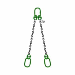 two leg chain sling end fitting with masterlink ksa