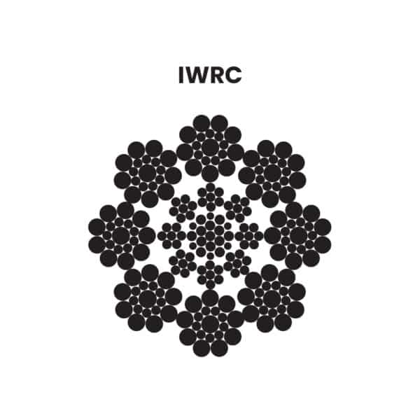 8X19S (9-9-1)+IWRC STEEL WIRE ROPE