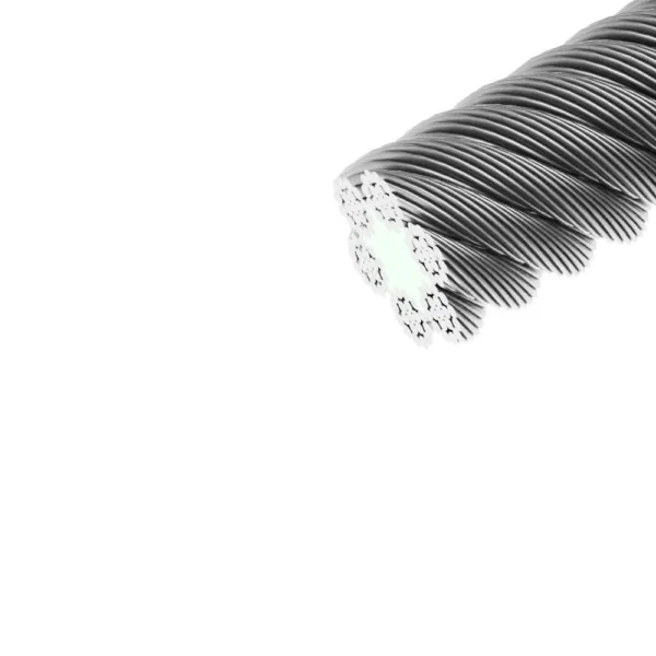6X19M FC Bull Fiber Core Steel Wire Rope, durable and reliable for industrial use.