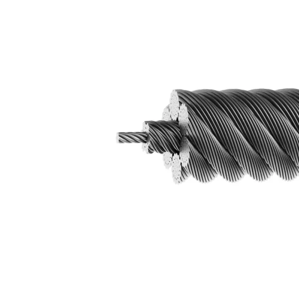 6X31SW Kiswire Steel Wire Rope with Independent Wire Rope Core (IWRC)
