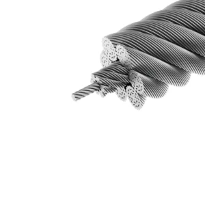 6X37M (18/12/6-1) IWRC Steel Wire Rope in Saudi Arabia
