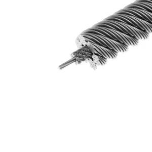 Durable 6x7(6-1) IWRC Bull Steel Rope for Industrial Use in Saudi Arabia