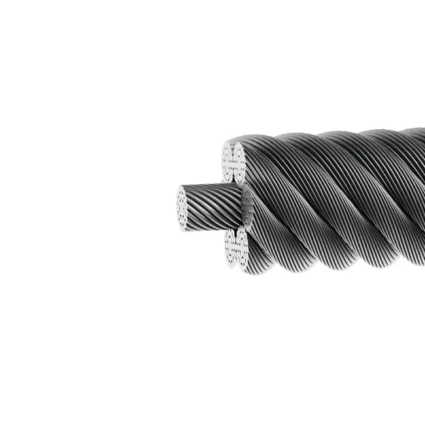 7X37 Bharat Steel Wire Rope with 18/12/6-1 configuration