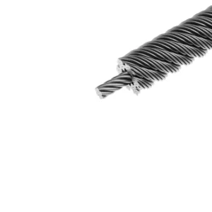 High-strength 7X7 (6-1) Bull Steel Wire Rope KSA