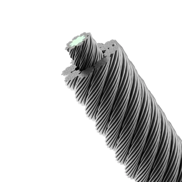 High-strength 8X19S+8X7+FC Bull Steel Wire Rope