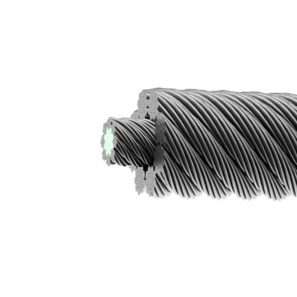 High-strength 8X19S+8X7+FC Bull Steel Wire Rope