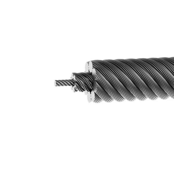 8X26SW Bull Steel Wire Rope with IWRC in Saudi Arabia