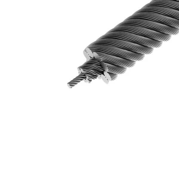 8X26SW Bull Steel Wire Rope with IWRC in Saudi Arabia