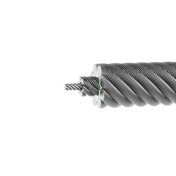 8X36WS (14-7+7-7-1) Bull Steel Wire Rope in Saudi Arabia
