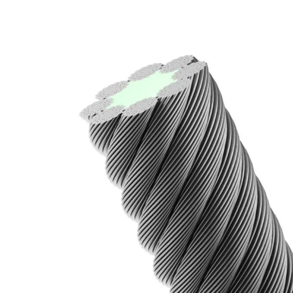 8X49WS Bull Steel Wire Rope with Fiber Core in Saudi Arabia