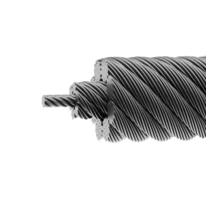 8x19W Steel Wire Rope with IWRC for industrial use in KSA