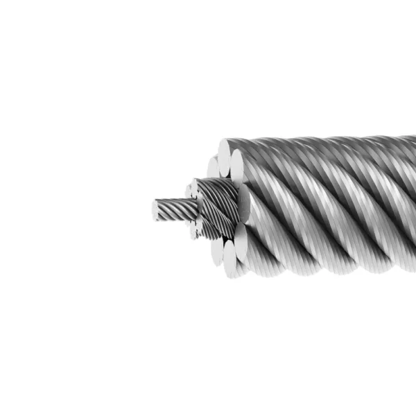 Durable 8x31WS-K IWRC compacted rope for heavy-duty applications