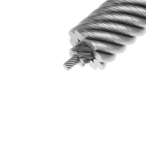 Durable 8x31WS-K IWRC compacted rope for heavy-duty applications