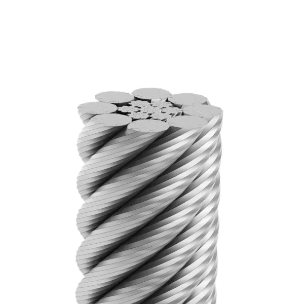 Durable 8x31WS-K IWRC compacted rope for heavy-duty applications