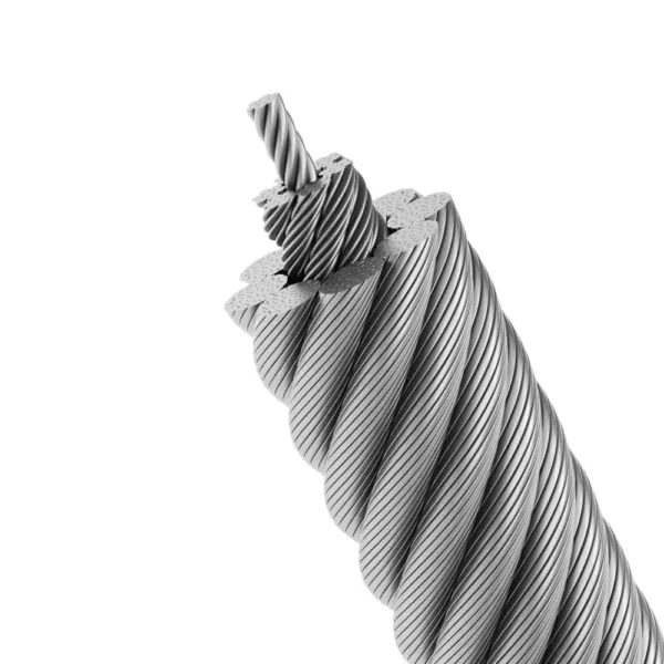 High-strength 8x36SW K+IWRC (14-7+7-7-1) steel wire rope