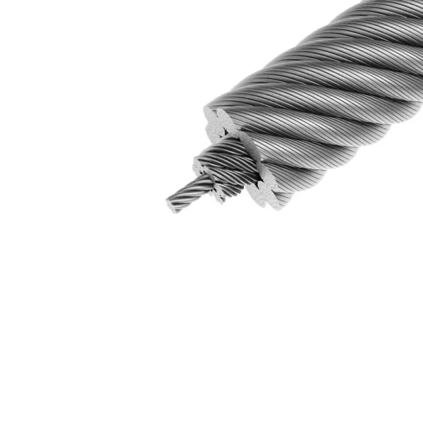 High-strength 8x36SW K+IWRC (14-7+7-7-1) steel wire rope