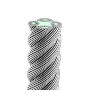 4X39 (15-15/9) FC-Swaged Bull Steel Wire Rope Saudi Arabia