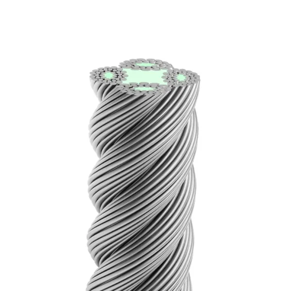 4X39 (15-15/9) FC-Swaged Bull Steel Wire Rope Saudi Arabia