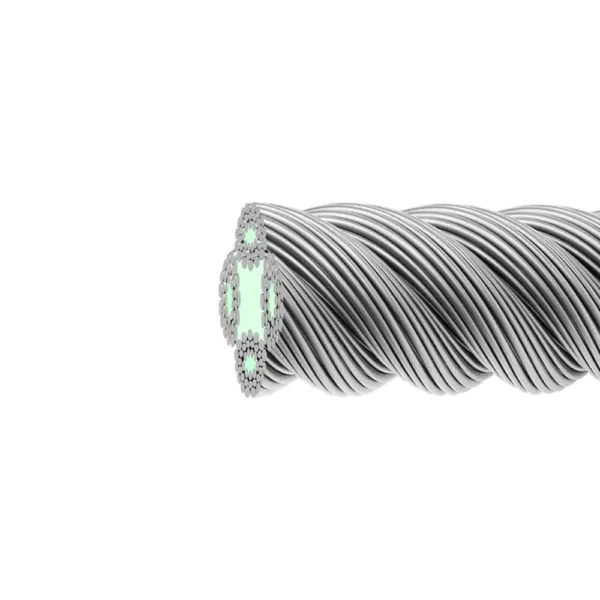 4X39 (15-15/9) FC-Swaged Bull Steel Wire Rope Saudi Arabia