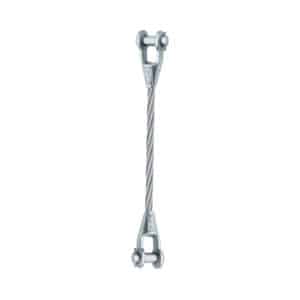 ONE LEG STEEL WIRE ROPE SLING WITH OPEN SPELITOR ON BOTH SIDES