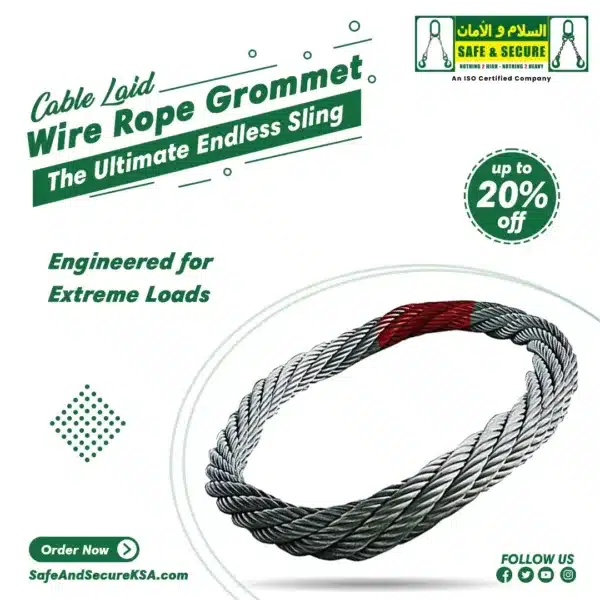cable laid wire rope grommet endless sling in saudi arabia