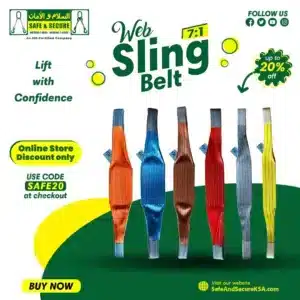 two ply flat industrial lifting polyester web sling belt 7:1