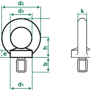 582 galvanized eye bolt line diagram saudi arabia ksa