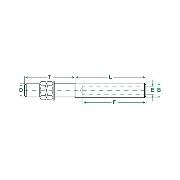 swage thread stud ends line diagram saudi arabia ksa