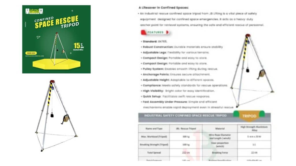 Step-by-Step Setup Guide for Confined Space Rescue Tripods