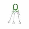 3 Leg Wire Sling with Master Link Assembly and Thimble Hard Eyes – Built for Precision Lifting