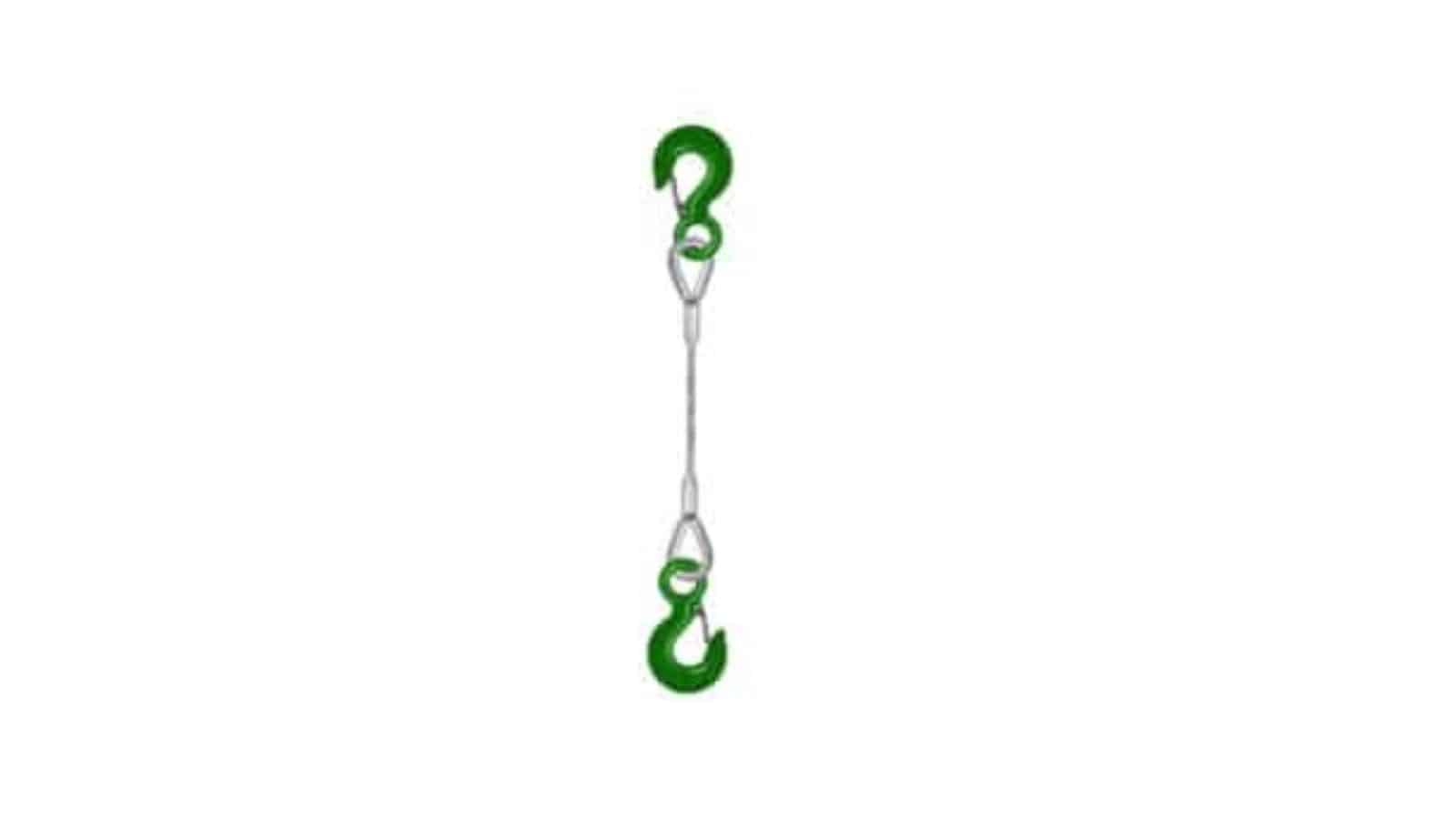 1-Leg Wire Rope Sling with Eye Hooks: A Compact Solution for Heavy Lifting