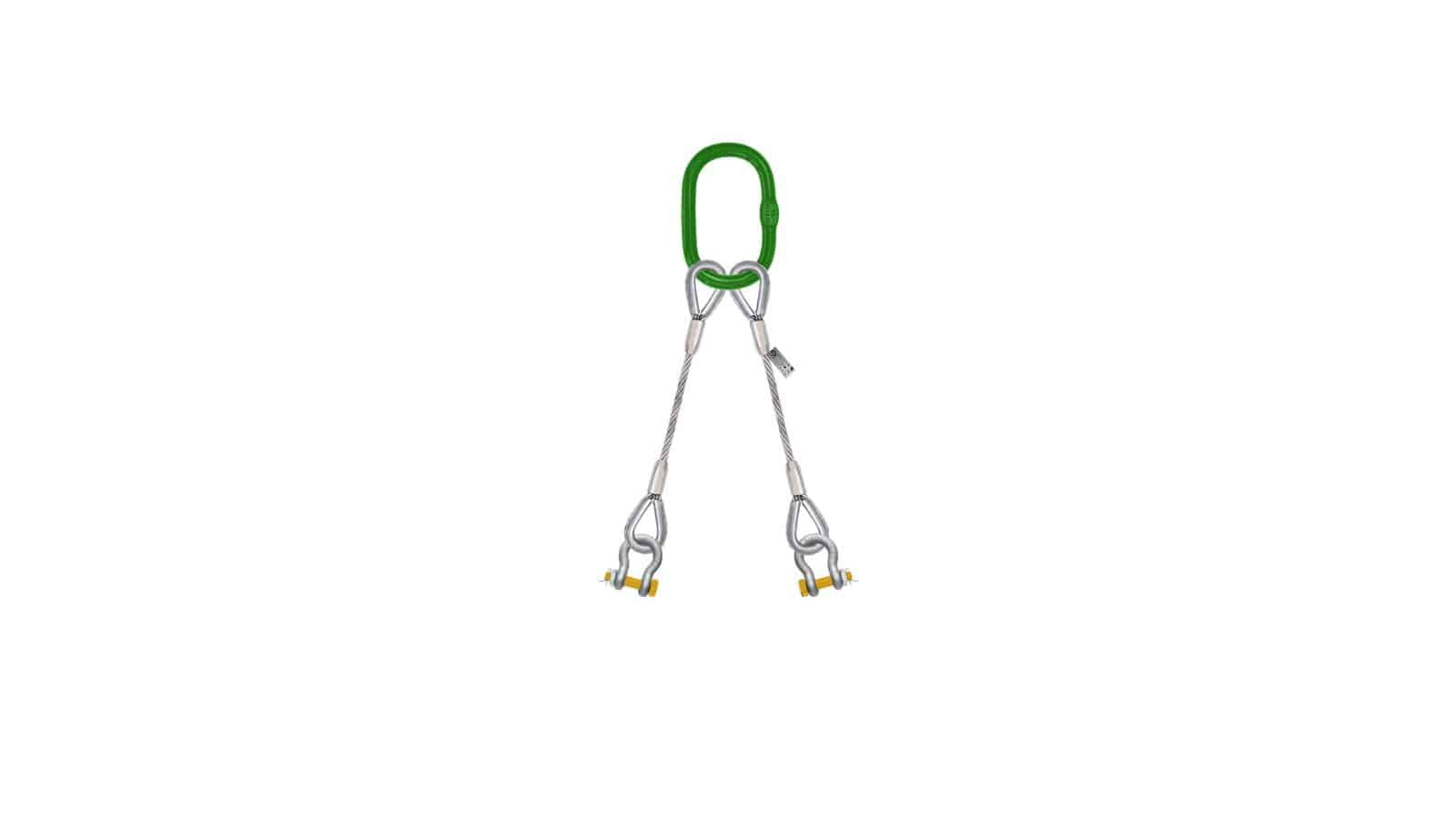 The Ultimate Guide to 2-Leg Wire Rope Bridle Sling with Omega Shackle Bolt Type in KSA